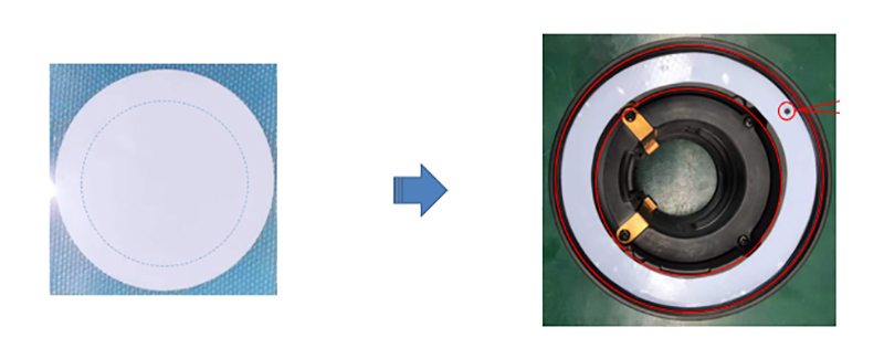 导热硅胶片装配